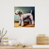 Bedlington Terrier Dog Poster (Küche)