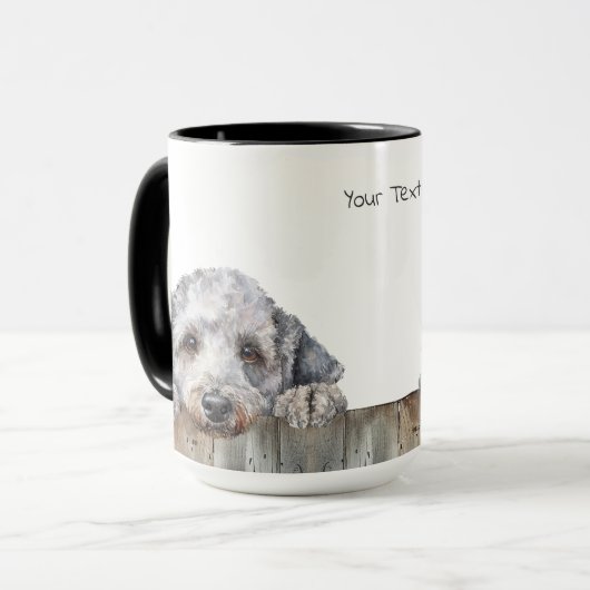 Bedlington Terrier Dog Tasse (Vorderseite Links)