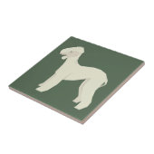 Bedlington Terrier Fliese (Seite)