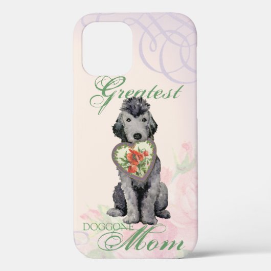Bedlington Terrier Heart Mama Case-Mate iPhone Cas Hülle (Rückseite)