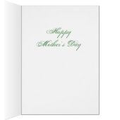 Bedlington Terrier Heart Mama Grußkarte (Innen (Rechts))