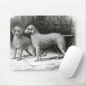 Bedlington Terrier-Herr F. Armstrongs Mousepad (Mit Mouse)