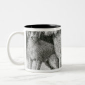 Bedlington Terrier-Herr F. Armstrongs Zweifarbige Tasse (Links)