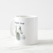Bedlington Terrier History; alles über Bedlingtons Kaffeetasse (Vorderseite Links)