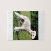 Bedlington Terrier Hund Puzzle (Horizontal)