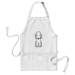Bedlington Terrier-HundeCartoon Schürze