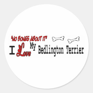 Bedlington Terrier (I-Liebe) Aufkleber
