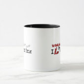 Bedlington Terrier (I Liebe) Tasse (Zentrum)