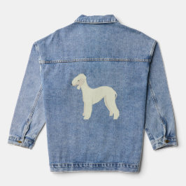 Bedlington Terrier Jeansjacke