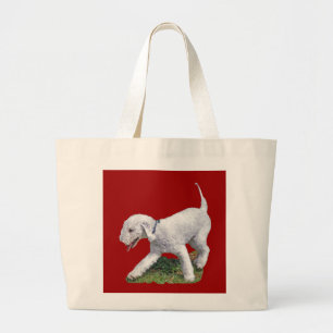 Bedlington Terrier Jumbo Stoffbeutel