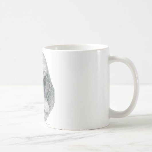 Bedlington Terrier Kaffeetasse (Rechts)