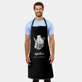 Bedlington Terrier King of the Kitchen Cooking Dog Schürze (Getragen)
