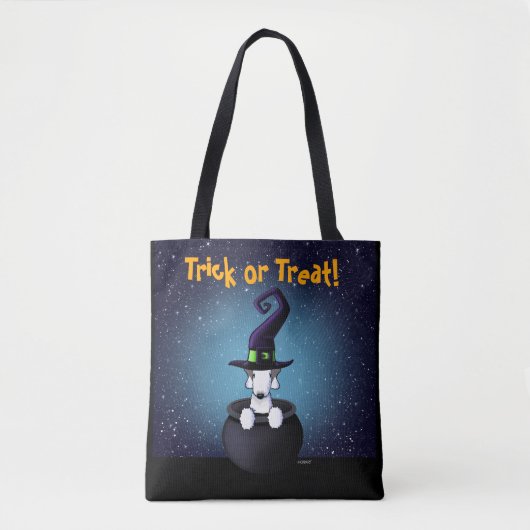 Bedlington Terrier KiniArt Halloween Tasche (Vorderseite)