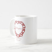 Bedlington Terrier Love Kaffeetasse (Vorderseite Links)