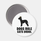 Bedlington Terrier Magnet (Vorderseite/Rückseite)