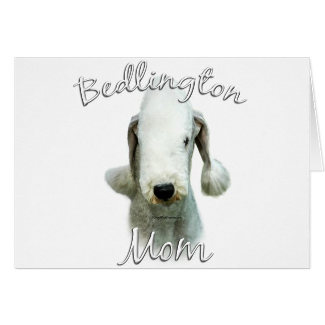 Bedlington Terrier Mama 2 (Vorderseite (Horizontal))