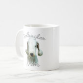 Bedlington Terrier Mama 2 Kaffeetasse (Vorderseite Links)