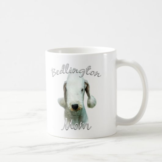 Bedlington Terrier Mama 2 Kaffeetasse (Rechts)