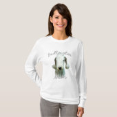 Bedlington Terrier Mama 2 T-Shirt (Vorne ganz)