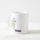 Bedlington Terrier Mama 4 Kaffeetasse (Vorderseite Links)