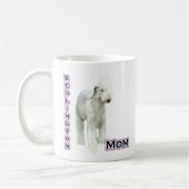 Bedlington Terrier Mama 4 Kaffeetasse (Links)