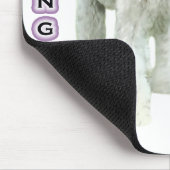 Bedlington Terrier Mama 4 Mousepad (Ecke)