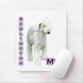 Bedlington Terrier Mama 4 Mousepad (Mit Mouse)