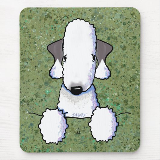 Bedlington Terrier Mouse Pad Mousepad (Vorne)