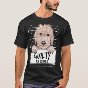 Bedlington Terrier Mugshot Guilty Dog T-Shirt