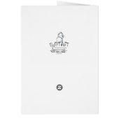 Bedlington Terrier Note Card (Hinten)