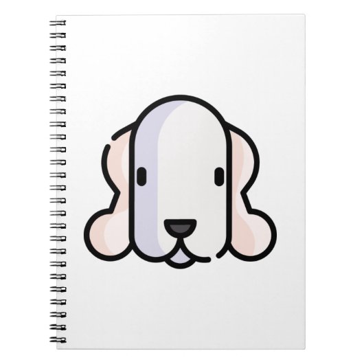 Bedlington Terrier Notizblock (Vorderseite)