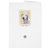 Bedlington Terrier Painting - Original Dog Art (Hinten)