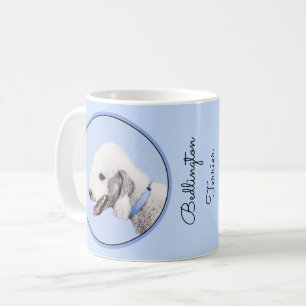 Bedlington Terrier Painting - Original Dog Art Kaffeetasse