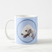 Bedlington Terrier Painting - Original Dog Art Kaffeetasse (Links)