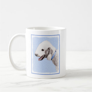 Bedlington Terrier Painting - Original Dog Art Kaffeetasse