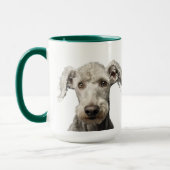 Bedlington Terrier Personalisierte Mug Tasse (Links)