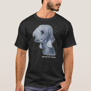 Bedlington Terrier Portrait 4 Beet Bedlington Dog T-Shirt