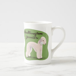 Bedlington Terrier Porzellantasse