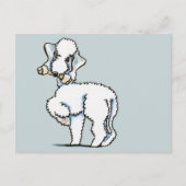 Bedlington Terrier Rosie Postkarte (Vorderseite)