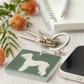 Bedlington Terrier Schlüsselanhänger (Vorderseite rechts)