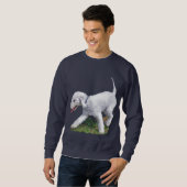 Bedlington Terrier Sweatshirt (Vorne ganz)