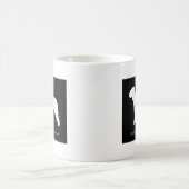 Bedlington Terrier-Tasse (Schwarzes) Kaffeetasse (Mittel)