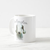 Bedlington Terrier Vater 2 Kaffeetasse (Vorderseite Links)