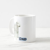 Bedlington Terrier Vater 4 Kaffeetasse (Vorderseite Links)