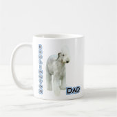 Bedlington Terrier Vater 4 Kaffeetasse (Links)