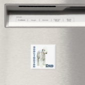 Bedlington Terrier Vater 4 - Magnet (In Situ (Geschirrspüler))