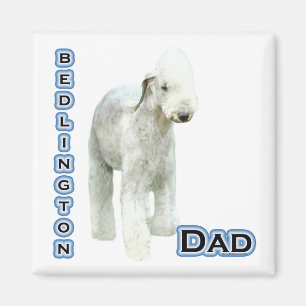 Bedlington Terrier Vater 4 - Magnet
