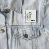 Bedlington Terrier Vater 4 - Schaltfläche Button (Beispiel)