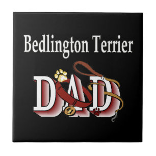 Bedlington Terrier Vater Fliese