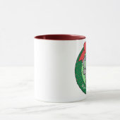 Bedlington Terrier Weihnachten Tasse (Zentrum)